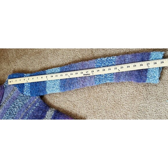 Free People My Girl Turtleneck Sweater Midnight Pearl Combo Women's Small Boho - Picture 10 of 11